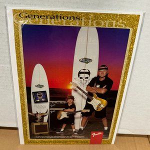 Dick Dale - Fender Guitars - 1997 Print Advertisement